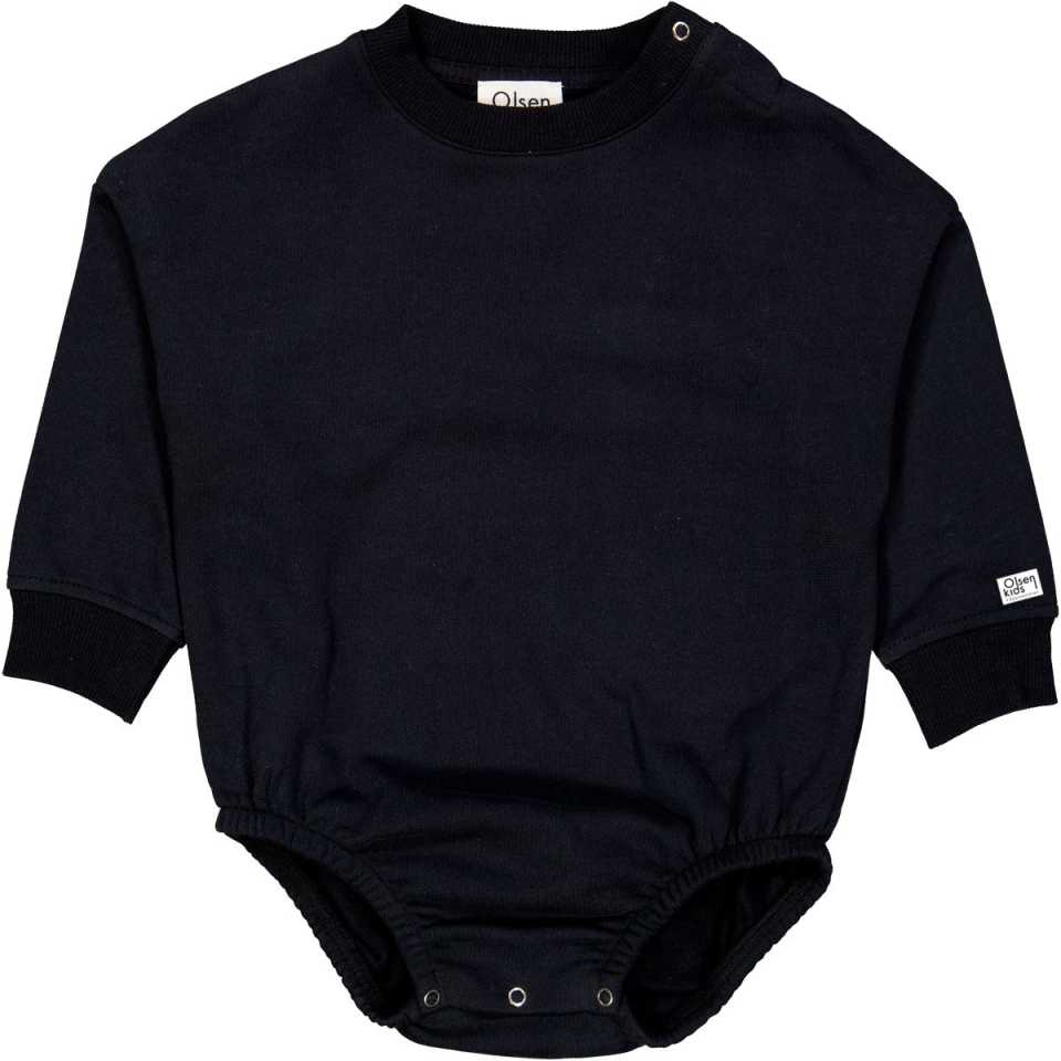 Body gros cu mânecă lungă, negru
