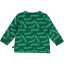 Bluza cu imprimeu crocodil, verde