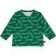 Bluza cu imprimeu crocodil, verde