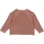 Cardigan tricotat roz din bumbac organic