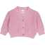 Cardigan tricotat gros, roz