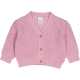 Cardigan tricotat gros, roz