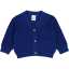 Cardigan tricotat gros, albastru intens