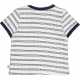 Tricou copii cu dungi bleumarin