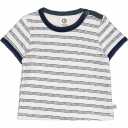 Tricou copii cu dungi bleumarin