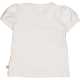 Tricou crem cu mânecă bufantă
