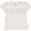 Tricou crem cu mânecă bufantă