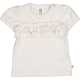 Tricou crem cu mânecă bufantă