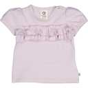 Tricou cu mânecă bufantă, roz lila