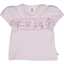 Tricou cu mânecă bufantă, roz lila