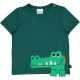 Tricou cu imprimeu crocodil, verde