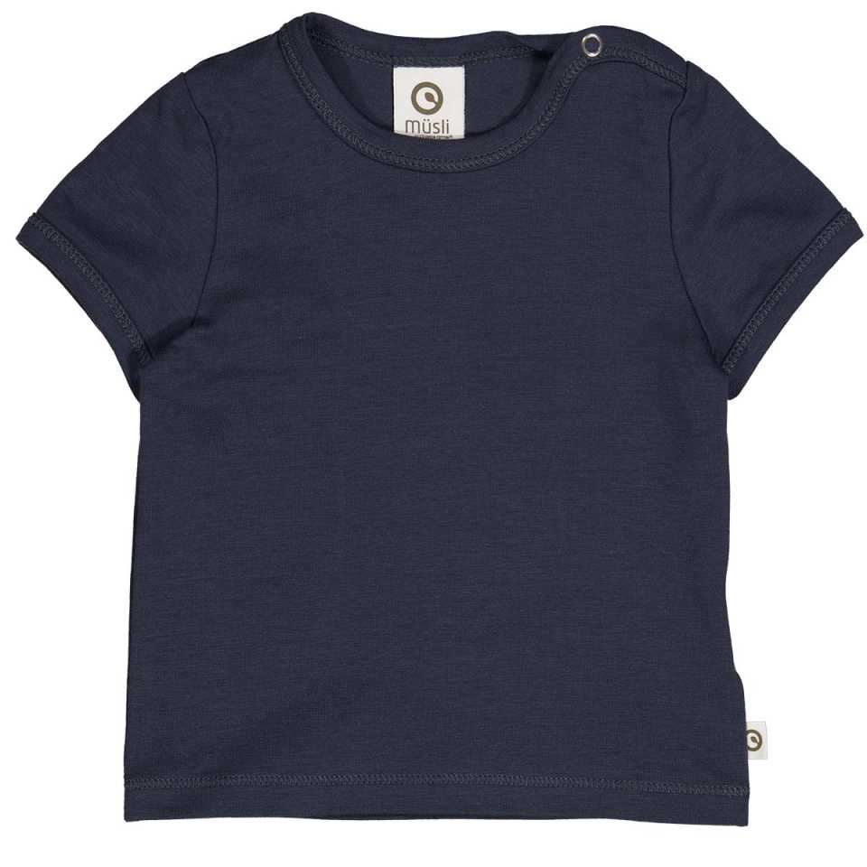 Tricou cu mânecă scurtă, bleumarin