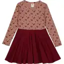 Rochie skater cu imprimeu cu mere