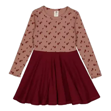 Rochie skater cu imprimeu cu mere