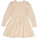 Rochie cu mânecă lungă și imprimeu floral Anemones