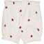 Bloomers crem cu imprimeu buburuză
