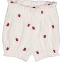 Bloomers crem cu imprimeu buburuză