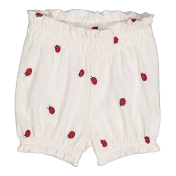 Bloomers crem cu imprimeu buburuză