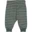 Pantaloni de trening verzi cu dungi crem