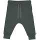 Pantaloni comozi cu buzunare aparente, verde kaki