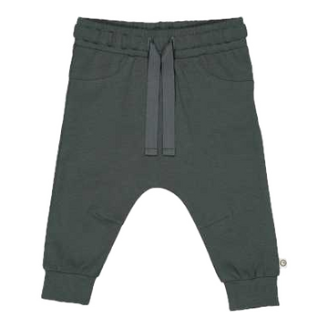 Pantaloni comozi cu buzunare aparente, verde kaki