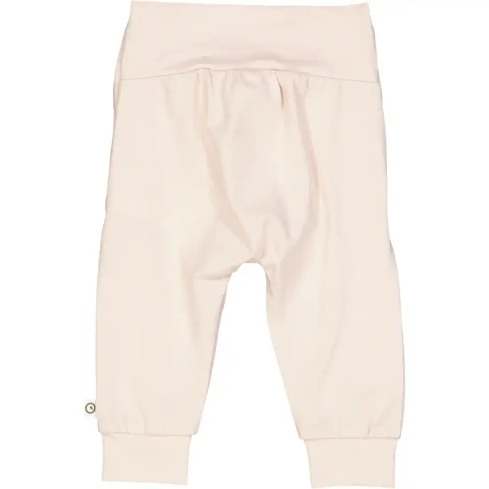Pantaloni confortabili cu fundă, roz deschis