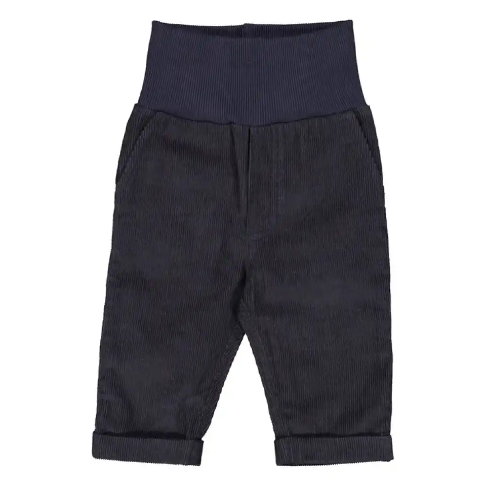 Pantaloni tip chino din reiat, mystery blue