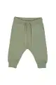 Pantaloni groși de trening, verde prafuit