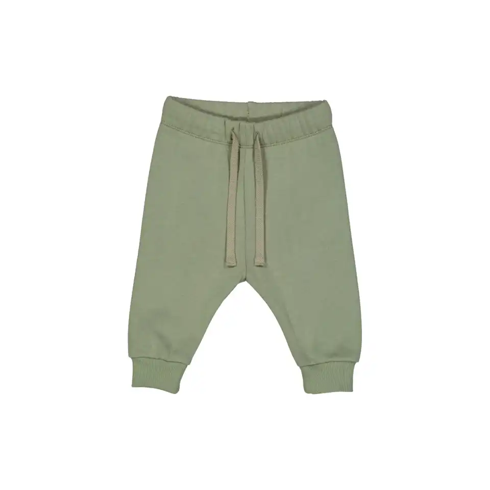 Pantaloni groși de trening, verde prafuit