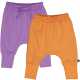 Set pantaloni Alfa Volume, portocaliu intens și lavanda
