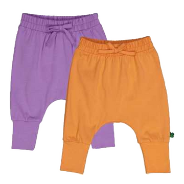 Set pantaloni Alfa Volume, portocaliu intens și lavanda