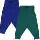 Set pantaloni comozi, albastru intens și verde