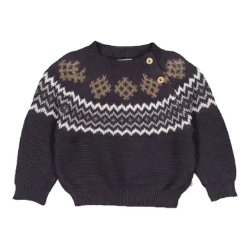 Pulover tricotat jaquard
