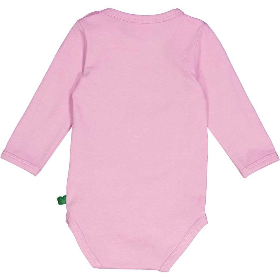 Body cu mânecă lungă, roz pastel