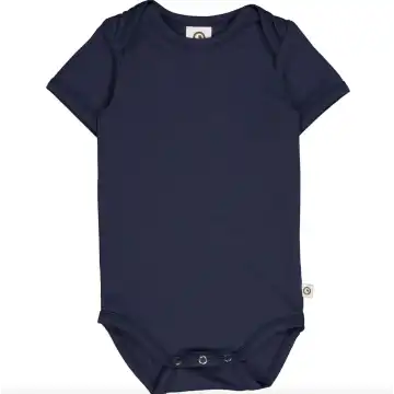 Body Cozy me cu mânecă scurtă, bleumarin