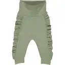 Pantaloni Cozy me gather, verde prafuit