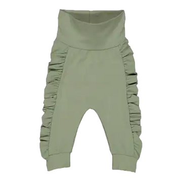 Pantaloni Cozy me gather, verde prafuit