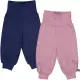 Set 2 pantaloni copii, roz închis și bleumarin