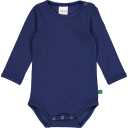 Body rib albastru din bumbac organic