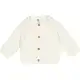 Cardigan tricotat pointelle – crem