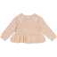Cardigan tricotat „needle‑out” – roz