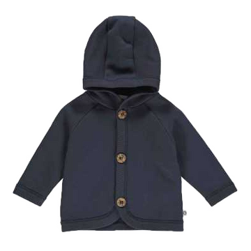 Cardigan grosuț – albastru marin (night blue) pentru bebeluși