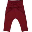 Pantaloni comozi din bumbac grosuț – vișiniu cabernet