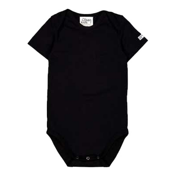 Body cu mânecă scurtă – negru