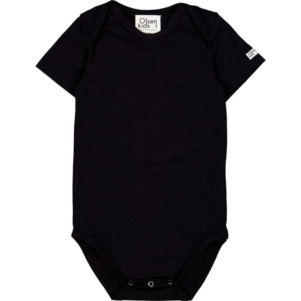 Body cu mânecă scurtă – negru