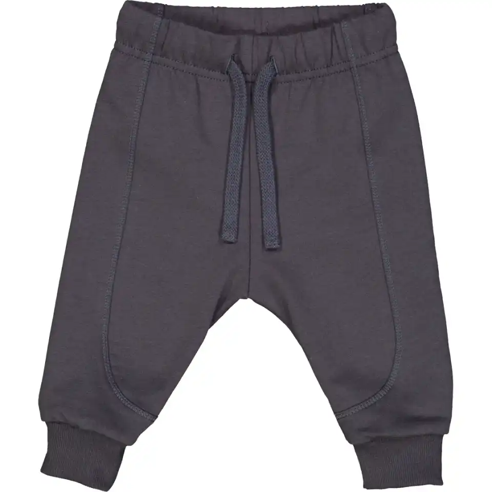 Pantaloni bleumarin cu croi lejer