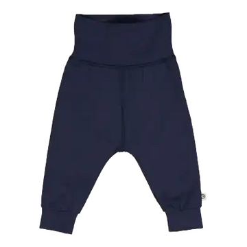 Pantaloni bleumarin din bumbac organic
