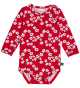 Body roșu Gladly cu imprimeu floral