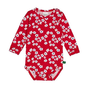 Body roșu Gladly cu imprimeu floral