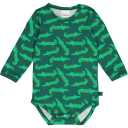 Body verde cu imprimeu crocodili